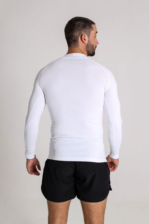 BS Compression L/sleeve - White