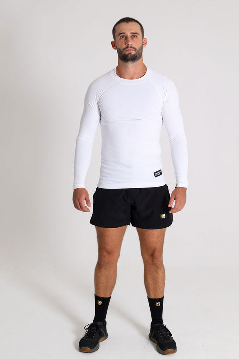 BS Compression L/sleeve - White