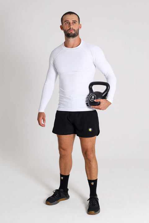 BS Compression L/sleeve - White