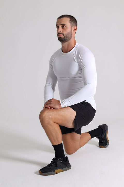 BS Compression L/sleeve - White