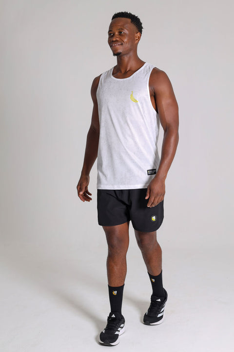 BS Athletic Vests - Acid Wash White