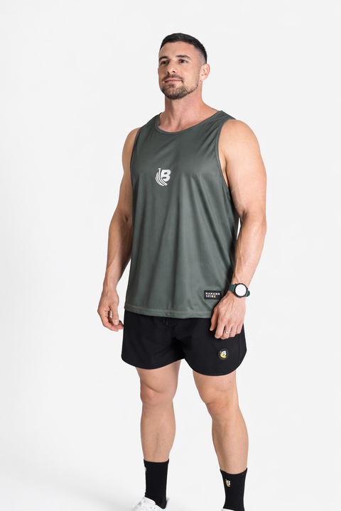 BS Athletic Vests - Athletes Olive