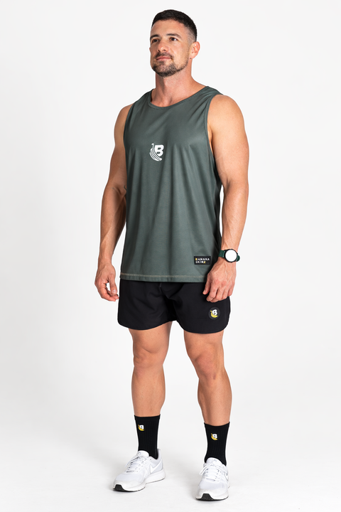 BS Athletic Vests - Athletes Olive