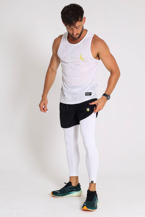 BS Compression L/tights - White