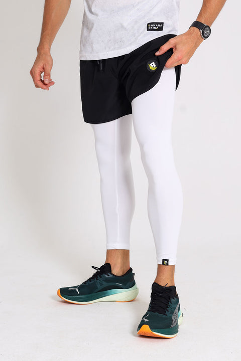 BS Compression L/tights - White
