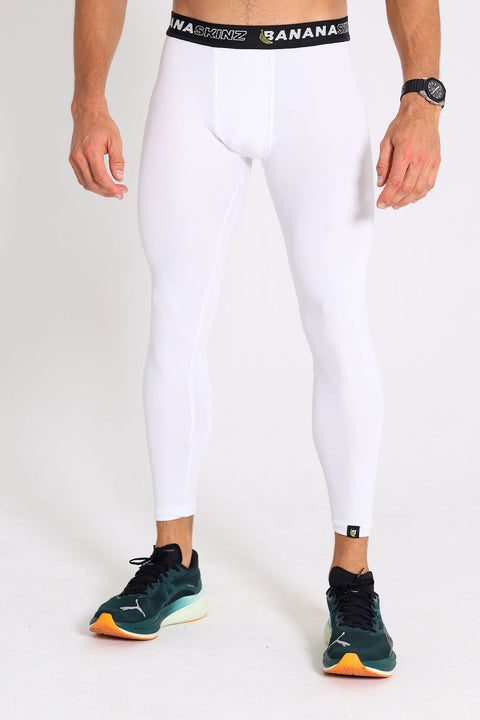 BS Compression L/tights - White