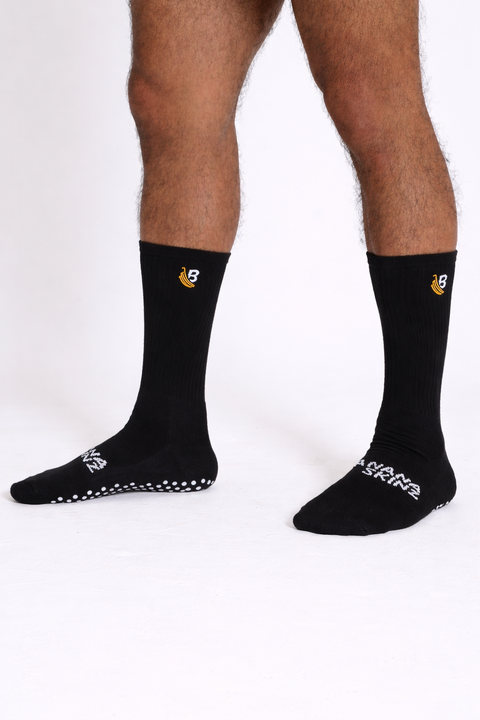 BS Black Grip Socks
