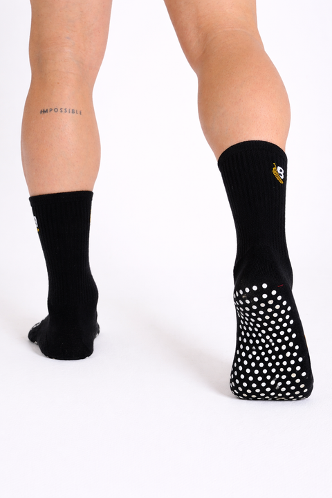 BS Black Grip Socks