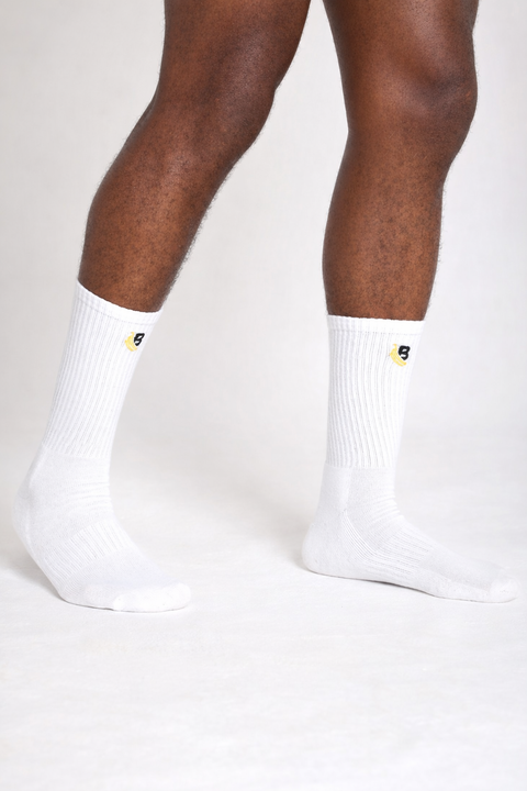 BS White Everyday Socks