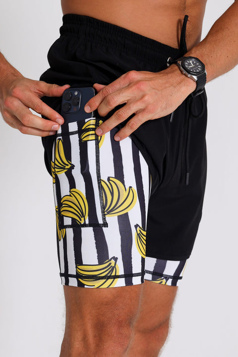 BS Compression S/tights - Banana Break Out