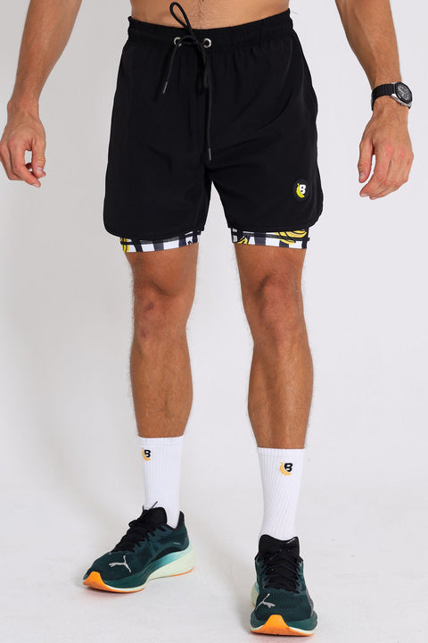 BS Compression S/tights - Banana Break Out
