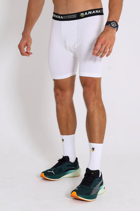 BS Compression S/tights - White