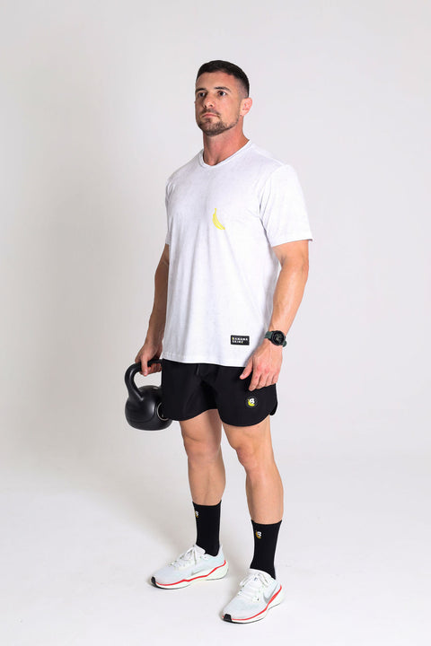 BS Training Tee - Acid Wash White