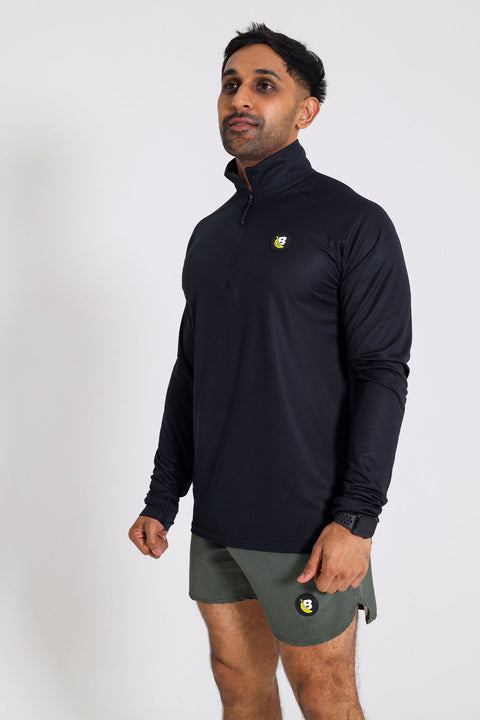 BS 365 1/4 Pullover - Black